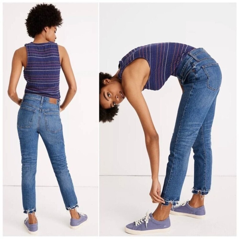 Madewell The High Rise Slim Crop BoyJean, Woman’s Size 27